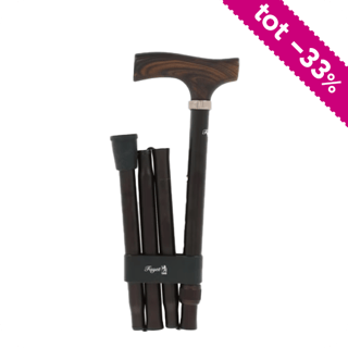 wandelstok 4-delig man met korting